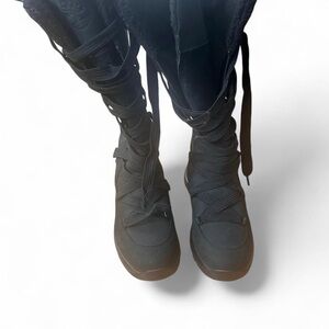 Timberland Black Mabel Town Tall Muk Luk Waterproof Winter women size 10 boots